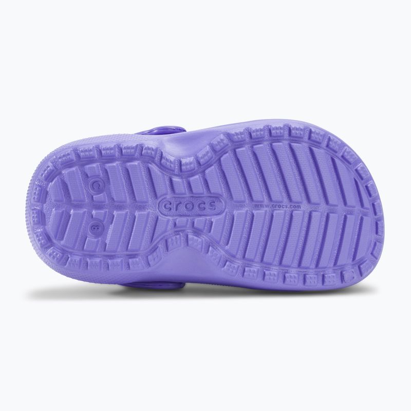 Dětské nazouváky  Crocs Classic Lined digital violet 5