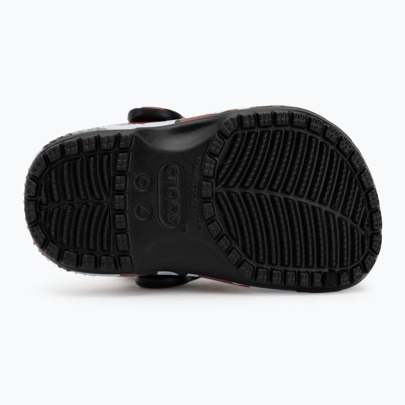 Dětské nazouváky Crocs Classic Camo Clog Toddler black/red 5