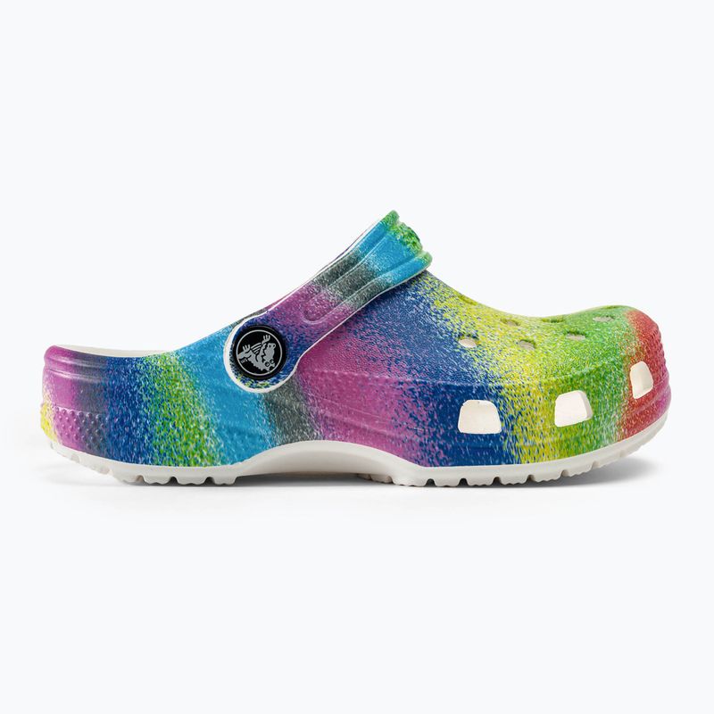 Dětské nazouváky   Crocs Classic Spray Dye white/multi 3