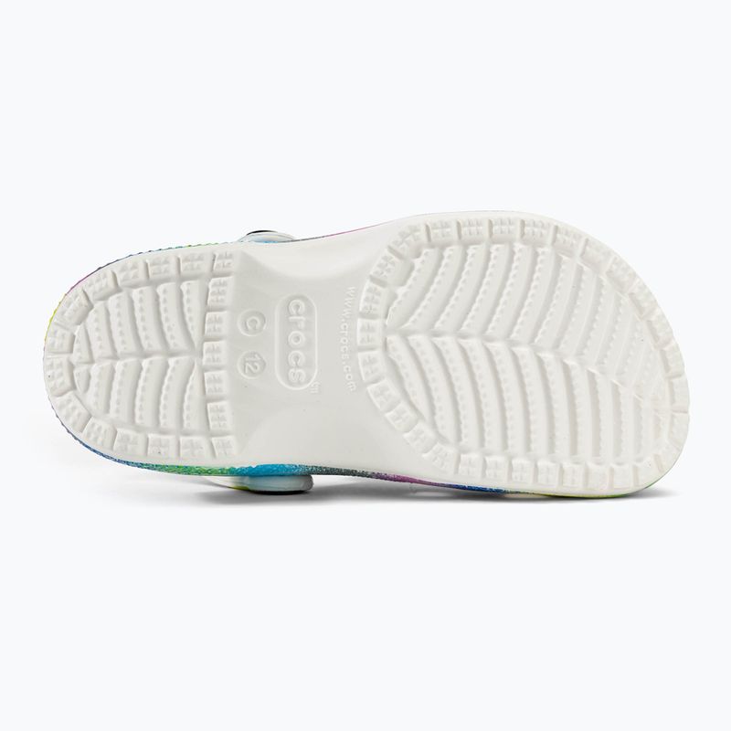 Dětské nazouváky   Crocs Classic Spray Dye white/multi 5