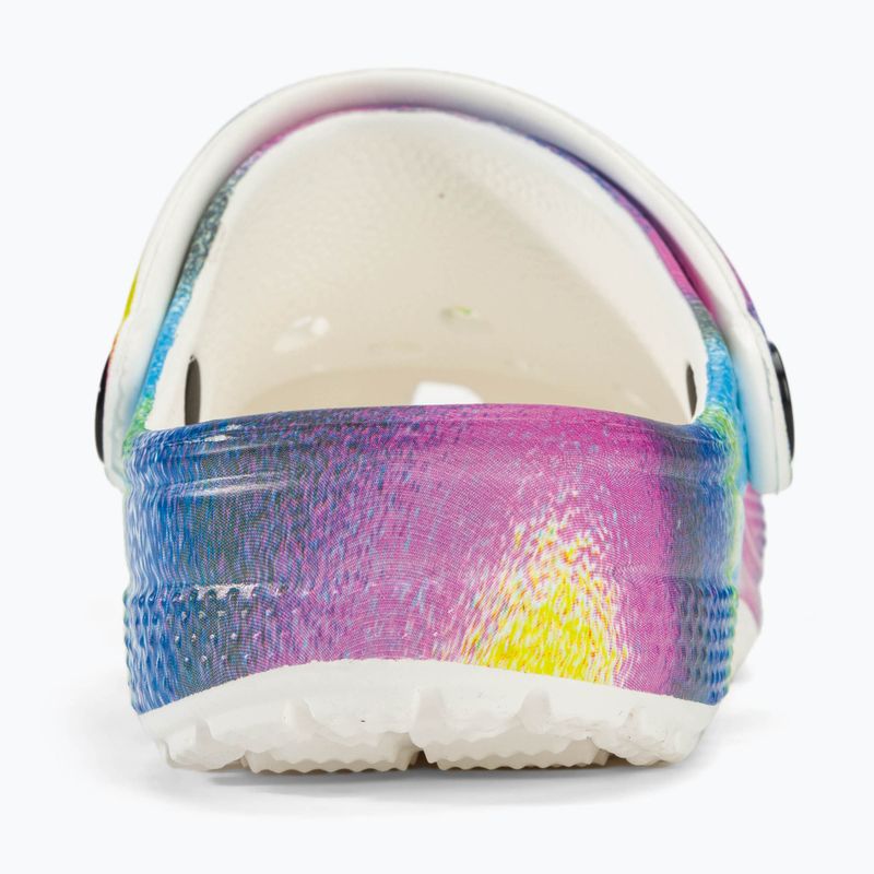Dětské nazouváky   Crocs Classic Spray Dye white/multi 7