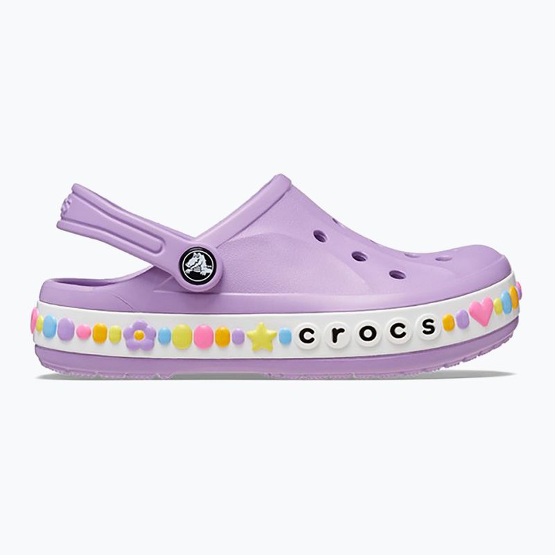 Dětské dřeváky Crocs Bayaband Charm Band Orchid 10