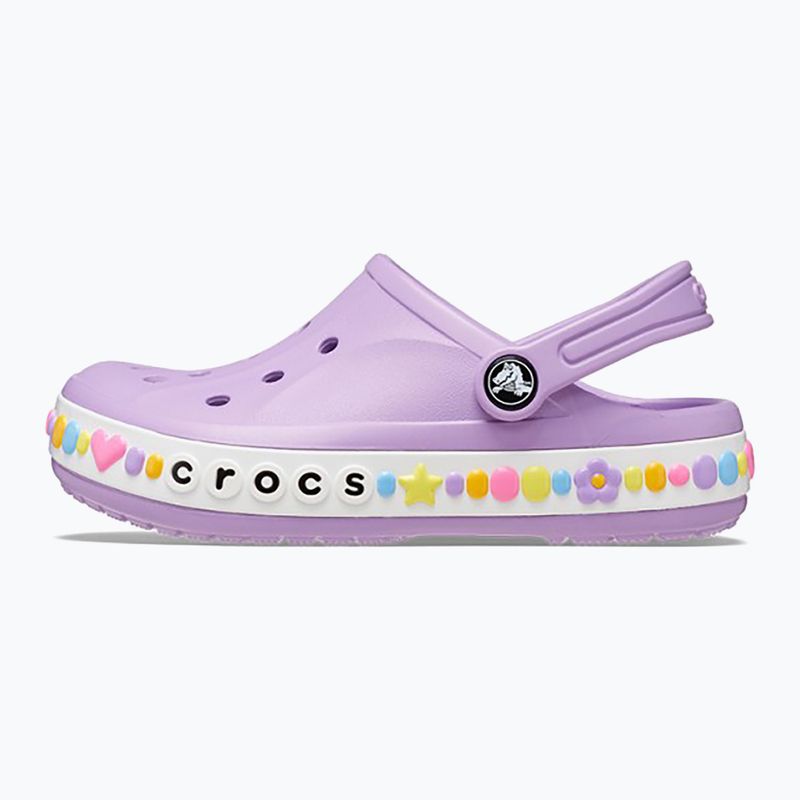 Dětské dřeváky Crocs Bayaband Charm Band Orchid 11