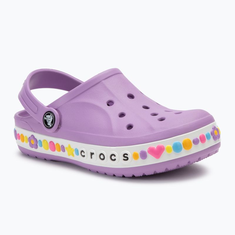 Dětské dřeváky Crocs Bayaband Charm Band Orchid 2