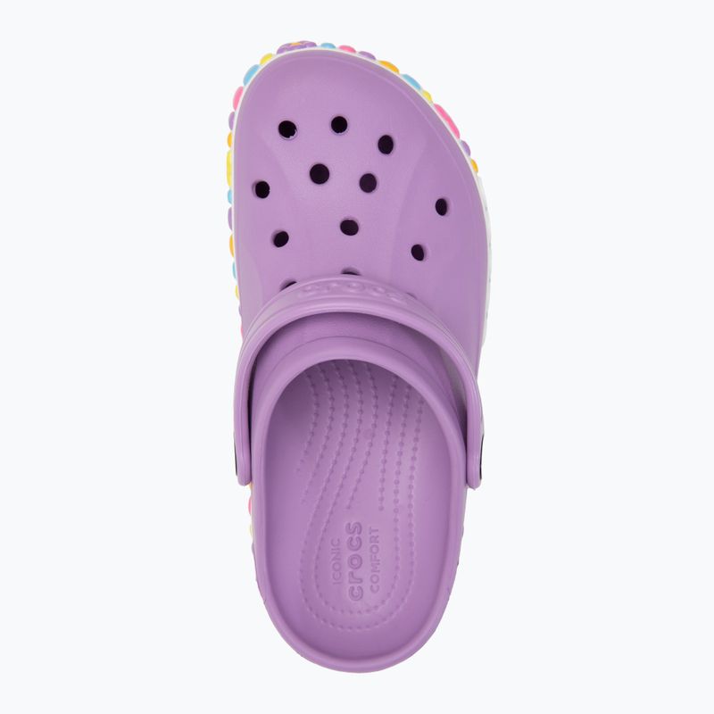 Dětské dřeváky Crocs Bayaband Charm Band Orchid 6