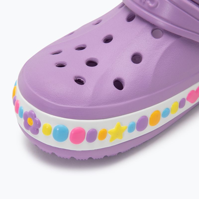 Dětské dřeváky Crocs Bayaband Charm Band Orchid 8