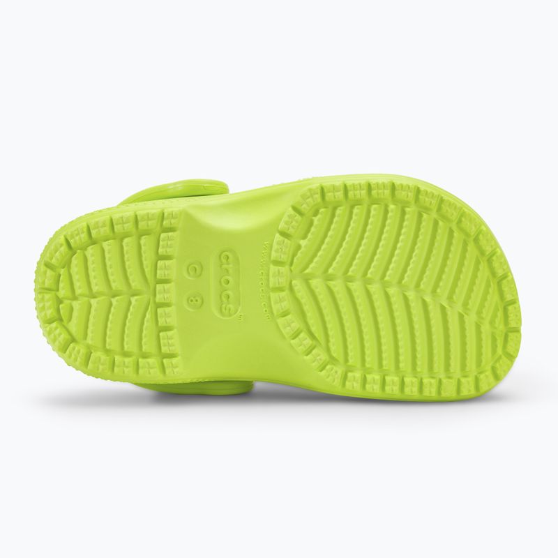 Dětské nazouváky   Crocs Classic Clog T limeade 5