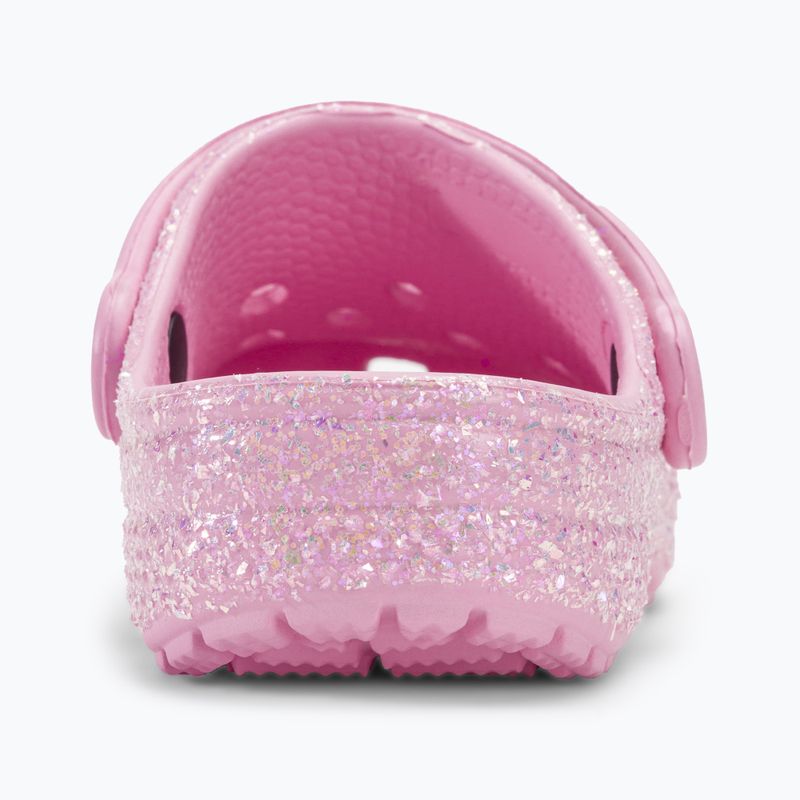 Dětské nazouváky   Crocs Classic Glitter Clog T flamingo 7