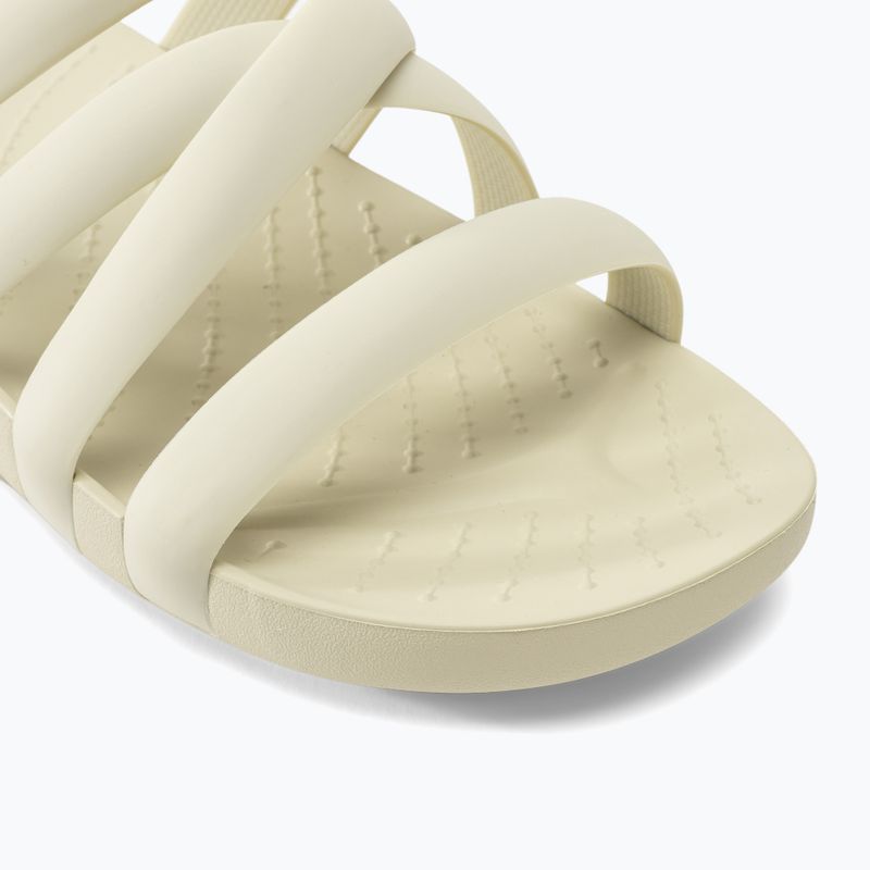 Dámské sandály Crocs Splash Strappy kostěné barvy 7