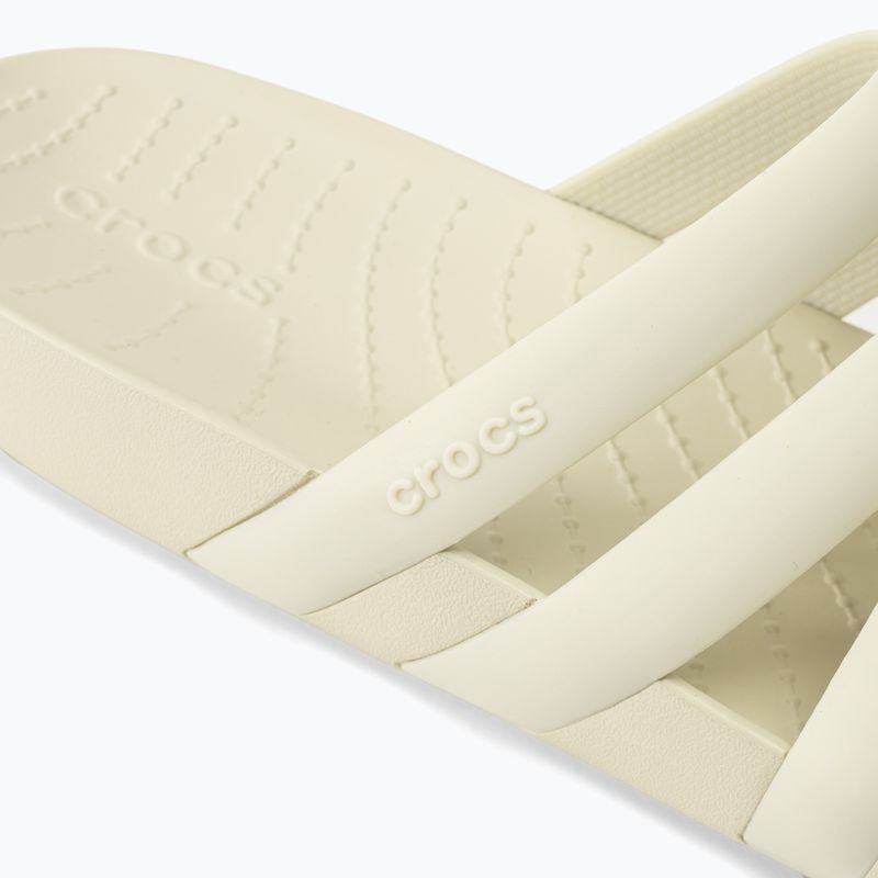 Dámské sandály Crocs Splash Strappy kostěné barvy 8