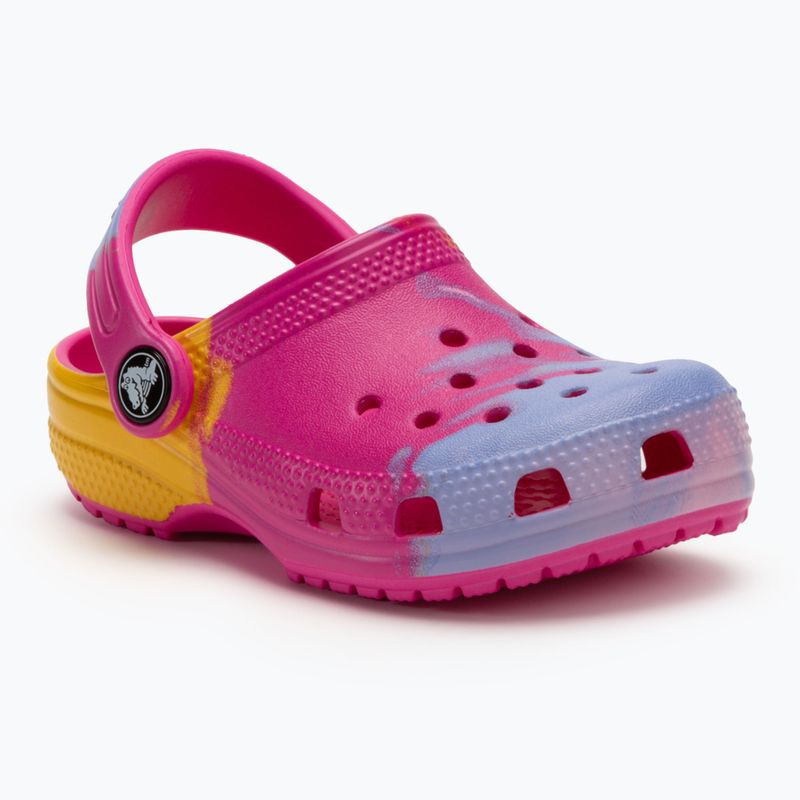 Dětské nazouváky  Crocs Classic Ombre Clog Toddler juice/multi 2