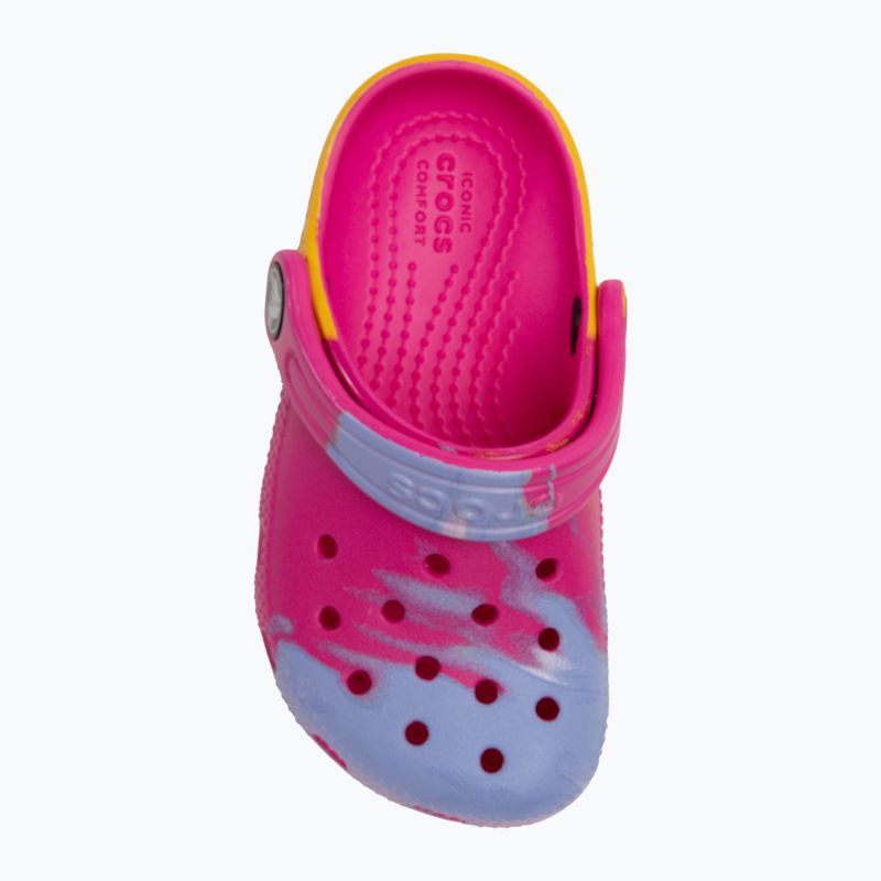 Dětské nazouváky  Crocs Classic Ombre Clog Toddler juice/multi 6