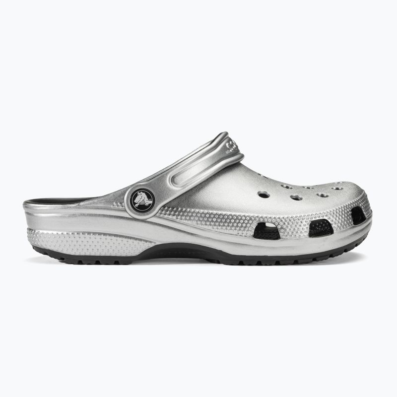 Žabky Crocs Classic silver/metallic 3