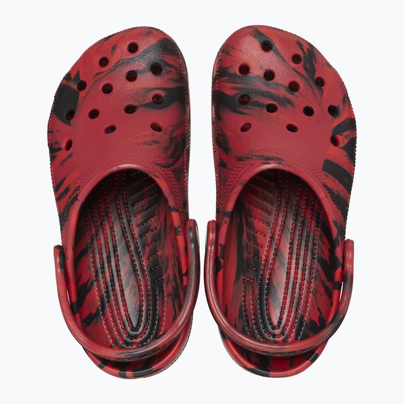 Pantofle  Crocs Classic Marbled Clog pepper/black 12