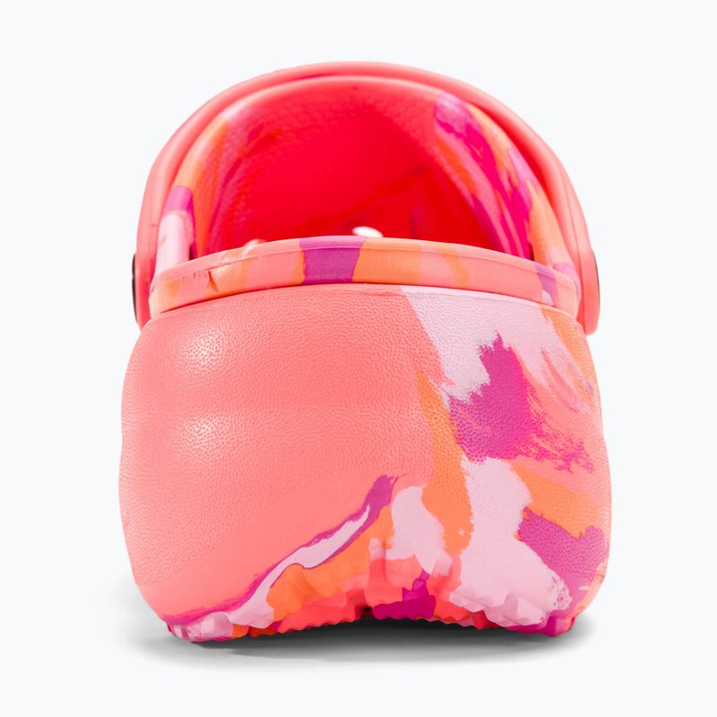 Dámské nazouváky Crocs Classic Platform Marbled guava/multi 7