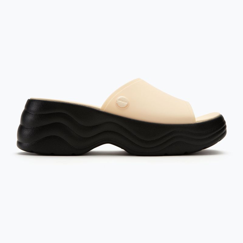 Dámské nazouváky  Crocs Skyline Slide vanilla/black 2