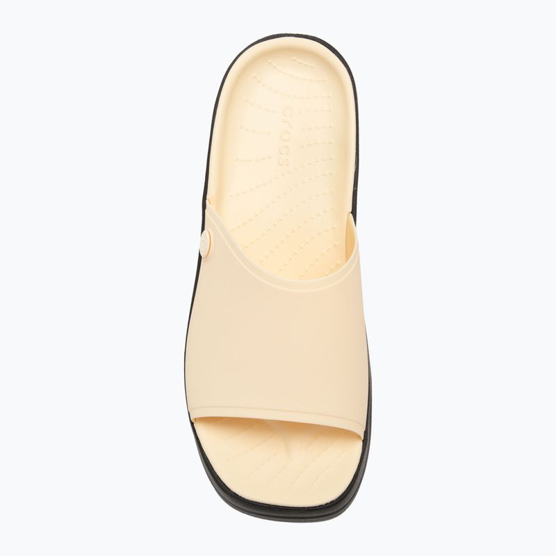 Dámské nazouváky  Crocs Skyline Slide vanilla/black 5