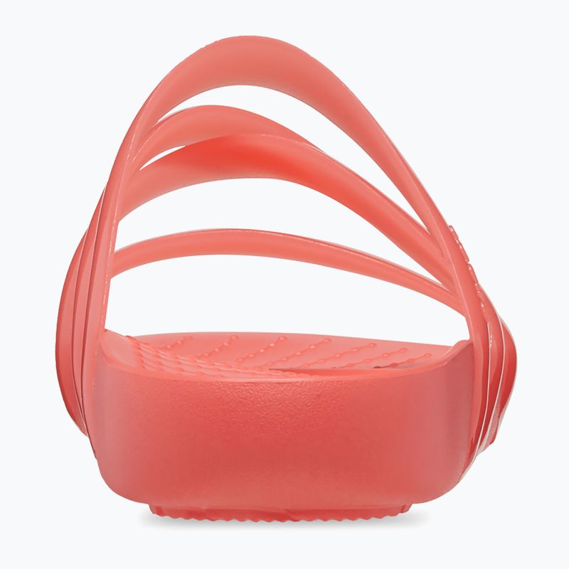 Dámské žabky Crocs Splash Glossy Strappy neon watermelon 10