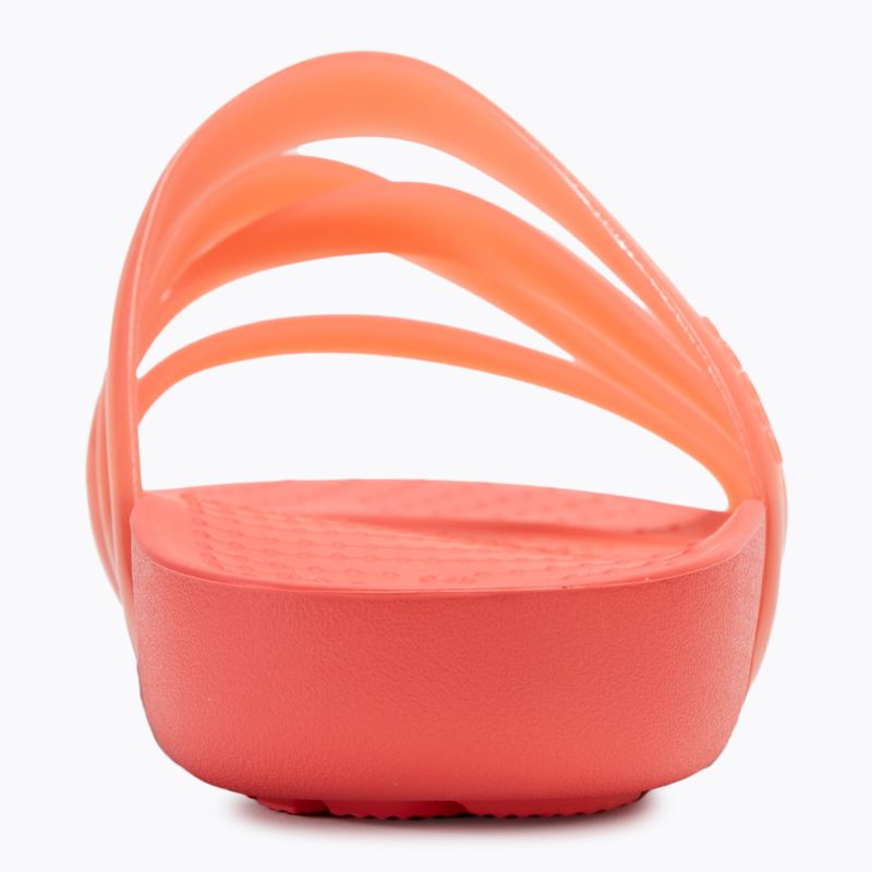 Dámské žabky Crocs Splash Glossy Strappy neon watermelon 6