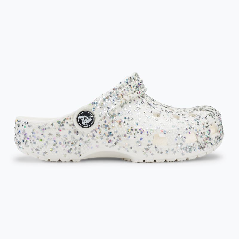 Dětské nazouváky   Crocs Classic Starry Glitter white 3