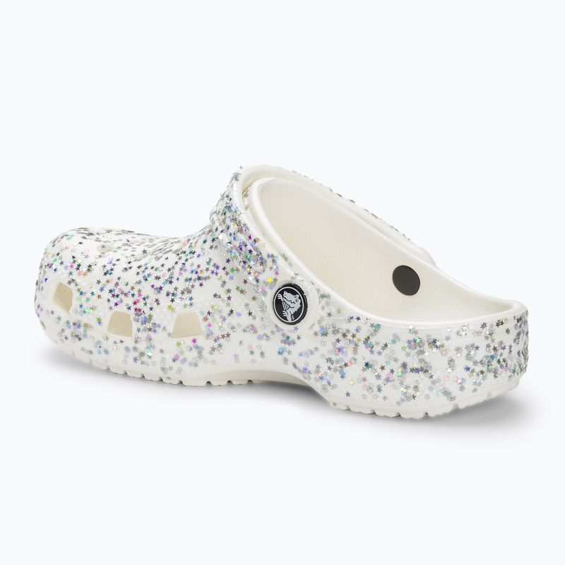 Dětské nazouváky   Crocs Classic Starry Glitter white 4