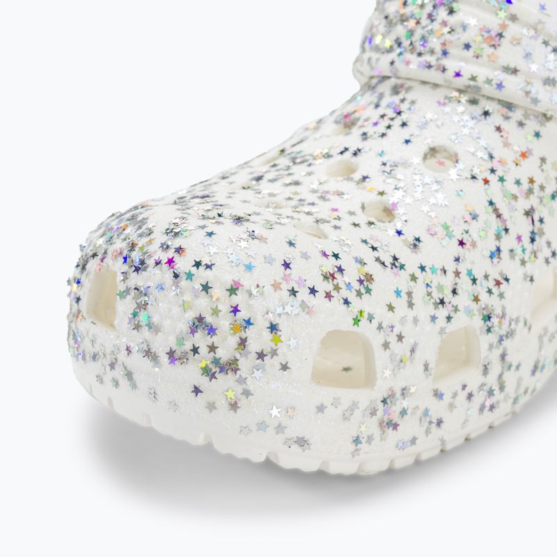Dětské nazouváky   Crocs Classic Starry Glitter white 8