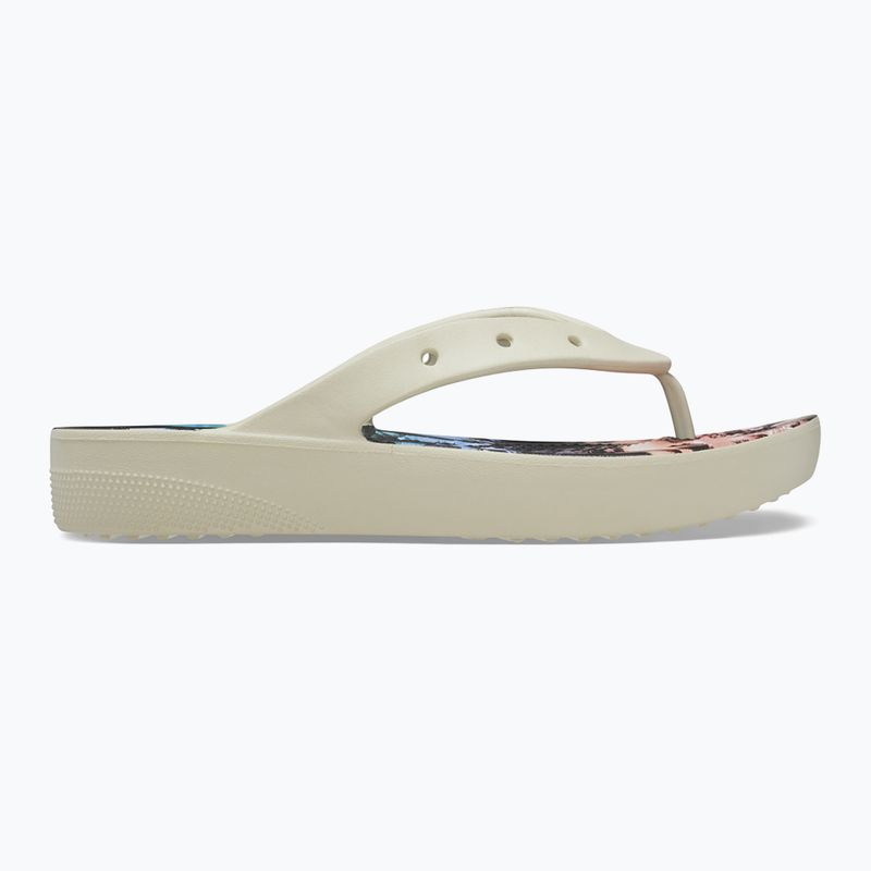 Dámské žabky Crocs Classic Platform Retro Resort bone/multi 9