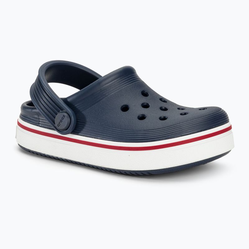 Dětské nazouváky Crocs Crocband Clean Of Court Clog navy/pepper 2