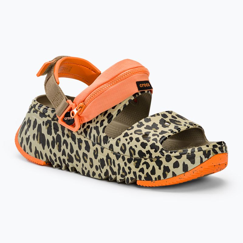 Sandály Crocs Hiker Xscape Animal khaki/leopard