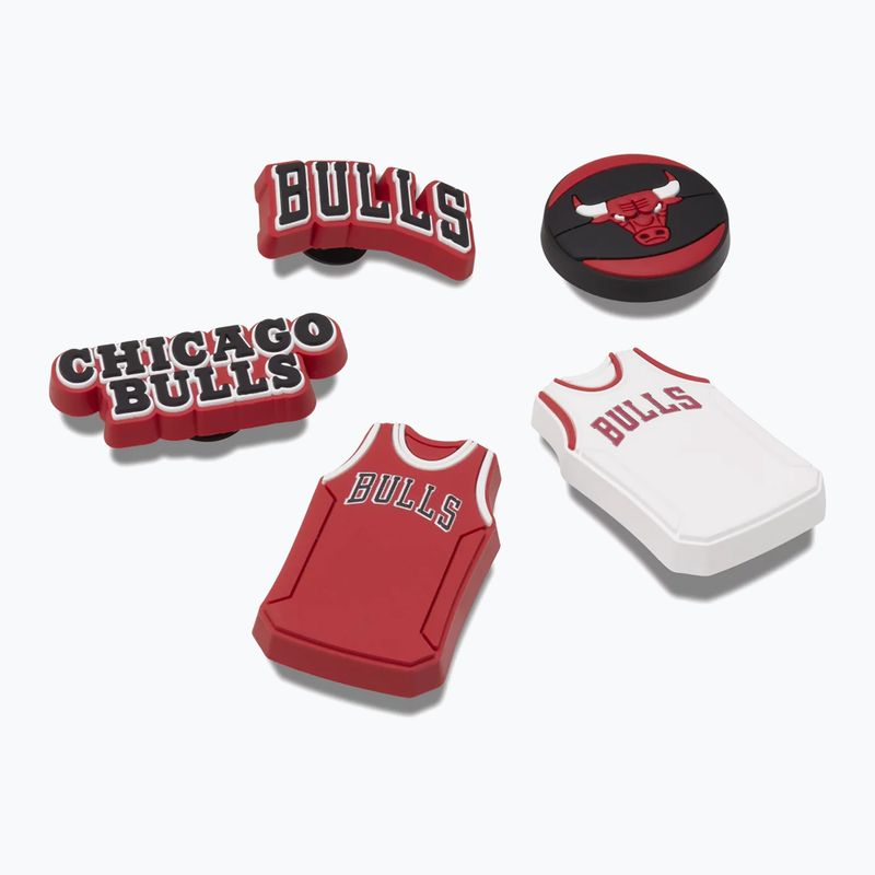 Ozdoba na boty Crocs Jibbitz™ NBA Chicago Bulls 5 ks. 2