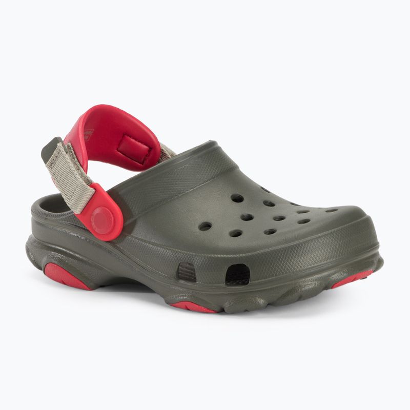 Dětské nazouváky  Crocs All Terrain Kids dusty olive 2