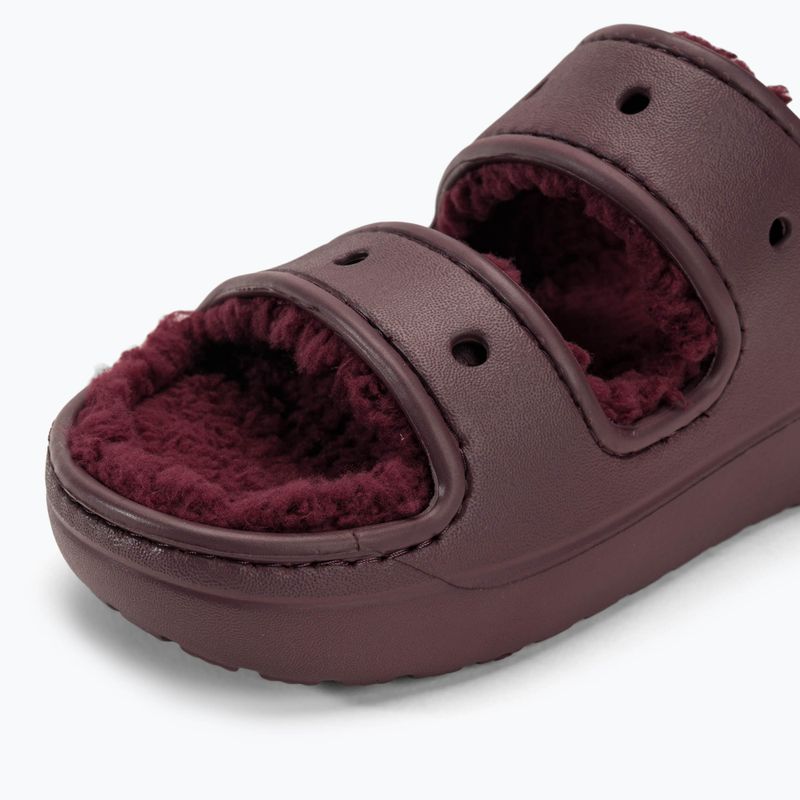 Nazouváky  Crocs Classic Cozzzy dark cherry 7