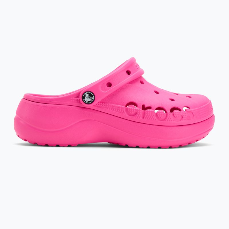 Nazouváky Crocs Baya Platform Clog electric pink 3