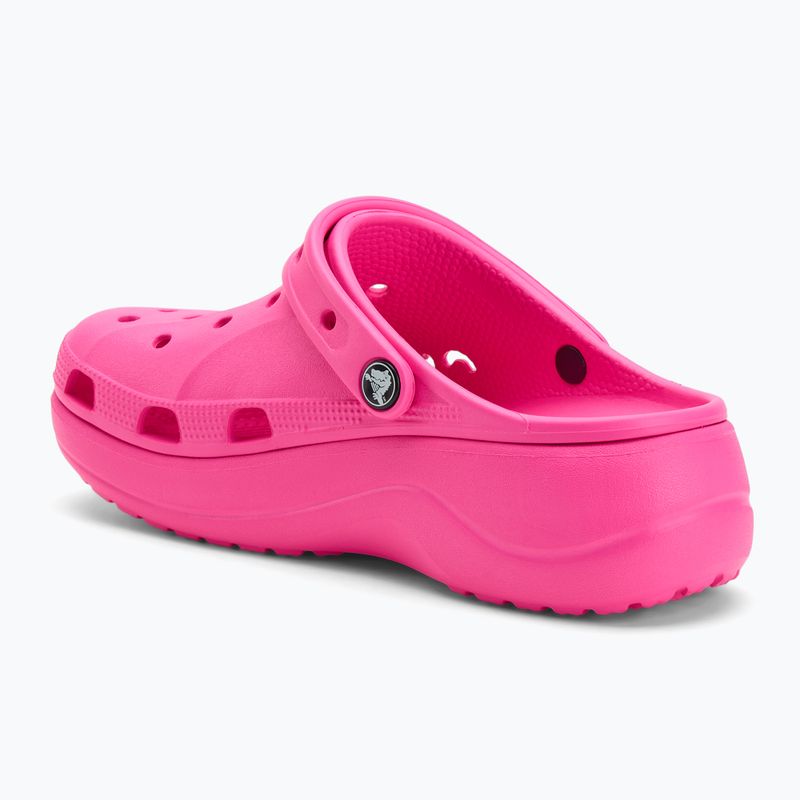 Nazouváky Crocs Baya Platform Clog electric pink 4