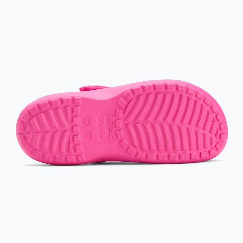 Nazouváky Crocs Baya Platform Clog electric pink 5
