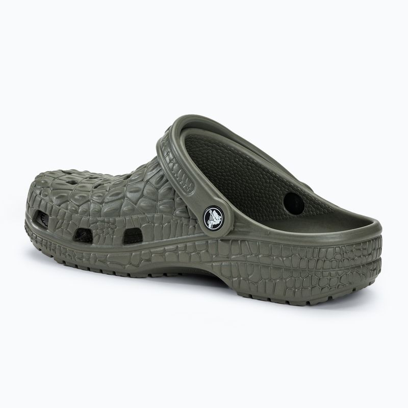 Pantofle  Crocs Classic Crocskin dusty olive 4
