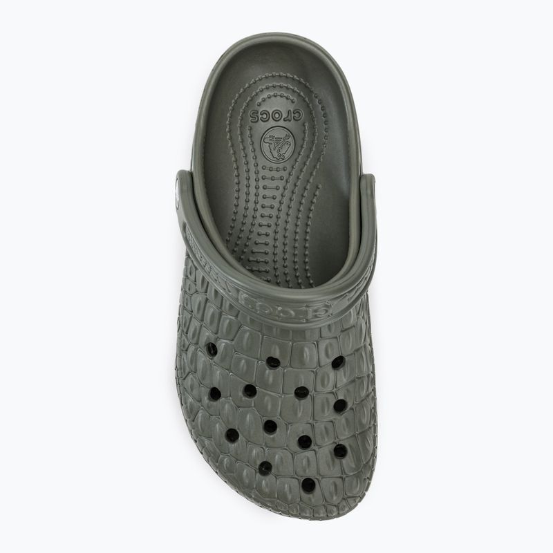 Pantofle  Crocs Classic Crocskin dusty olive 6