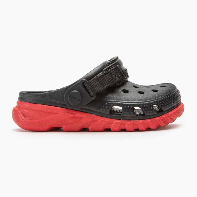 Crocs Duet Max II Clog Toddler žabky black/varsity red 3