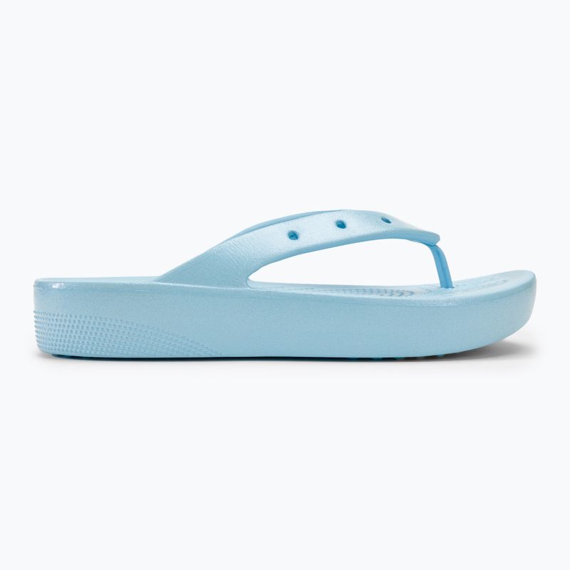 Dámské žabky Crocs Classic Platform Meta Pearl blue calcite 2