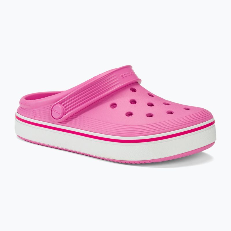 Crocs Crocband Clean Off Court Clog taffy pink dětské žabky