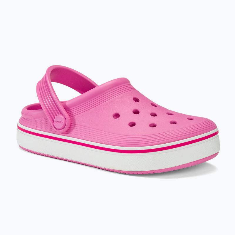 Crocs Crocband Clean Off Court Clog taffy pink dětské žabky 2