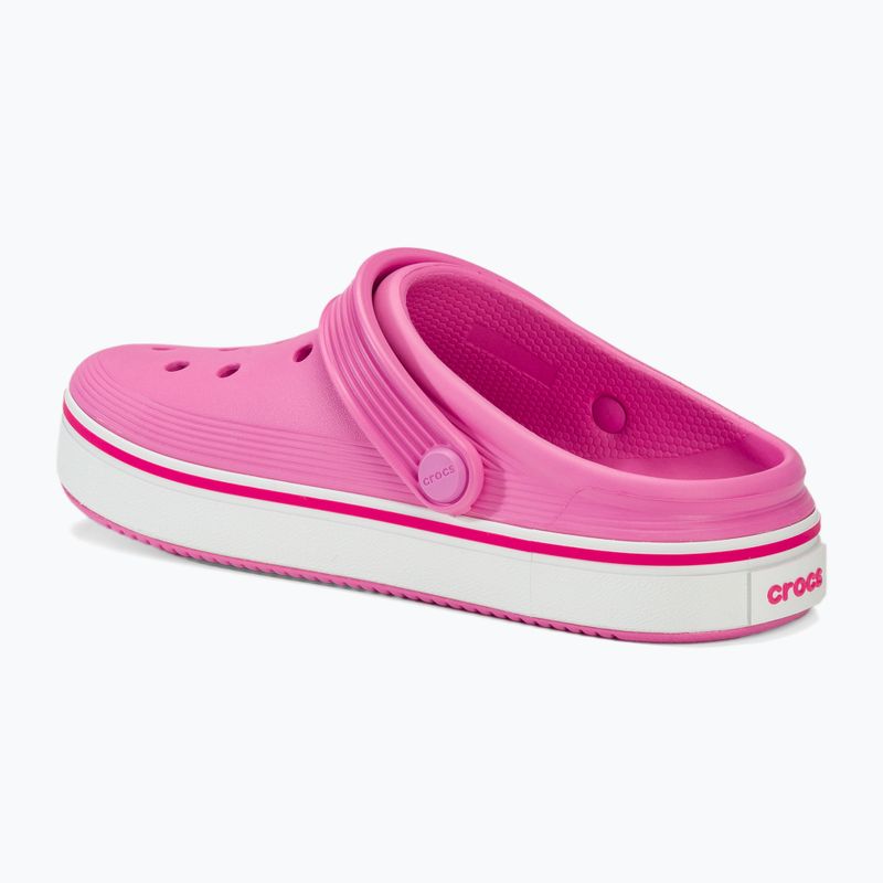 Crocs Crocband Clean Off Court Clog taffy pink dětské žabky 4