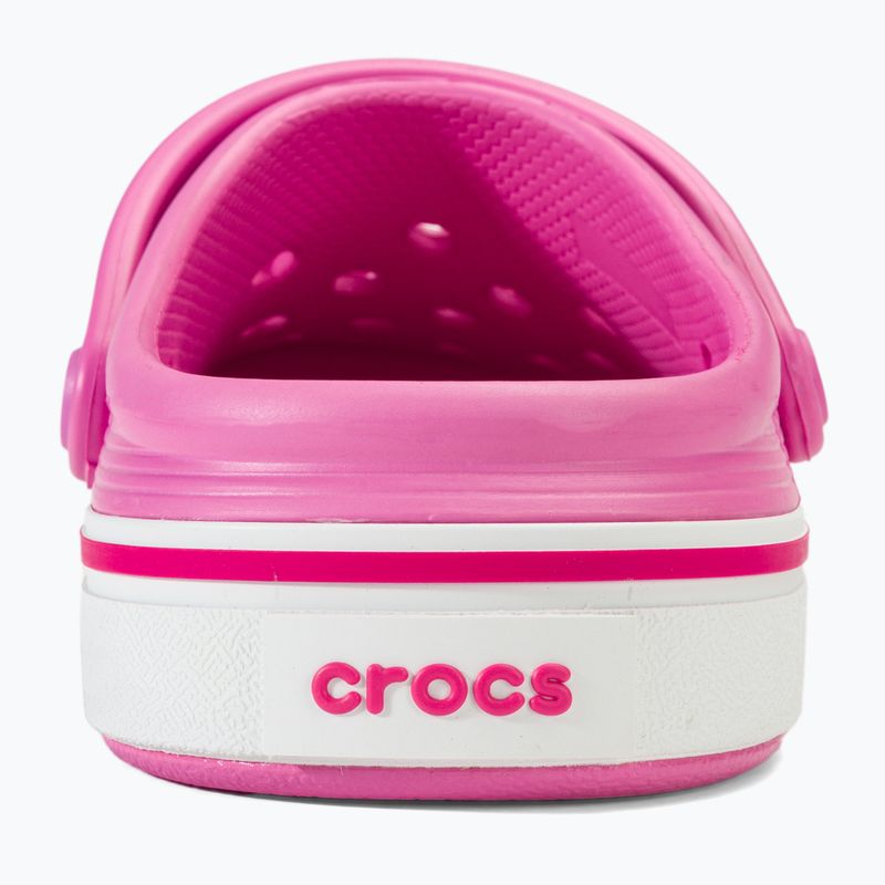 Crocs Crocband Clean Off Court Clog taffy pink dětské žabky 7