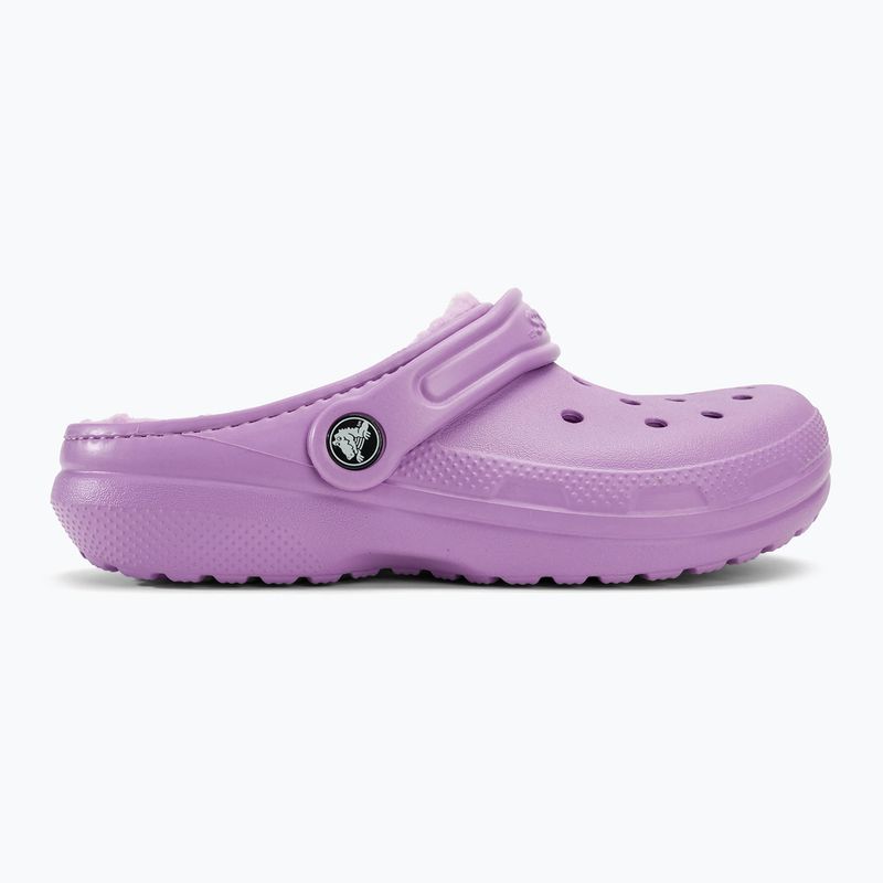 Dětské nazouváky   Crocs Classic Lined orchid 3