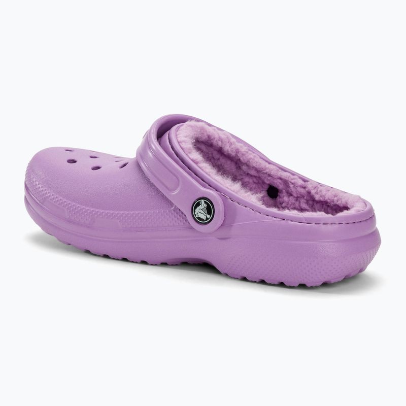 Dětské nazouváky   Crocs Classic Lined orchid 4