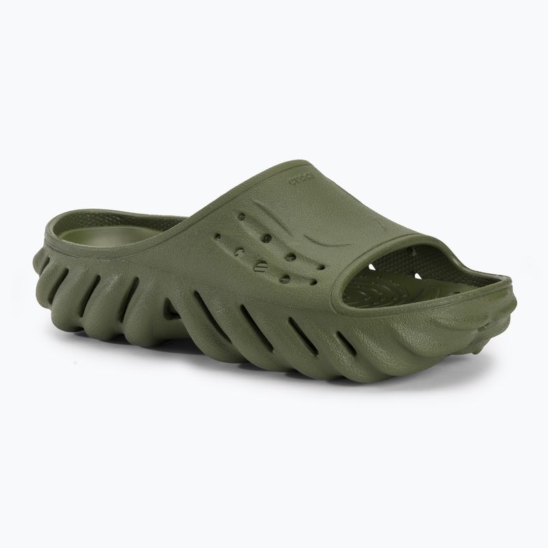 Nazouváky  Crocs Echo Slide army green