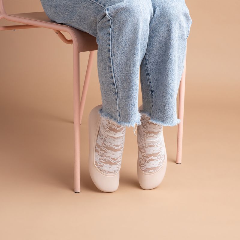 Dámské baleríny Crocs Brooklyn Flat quartz 9