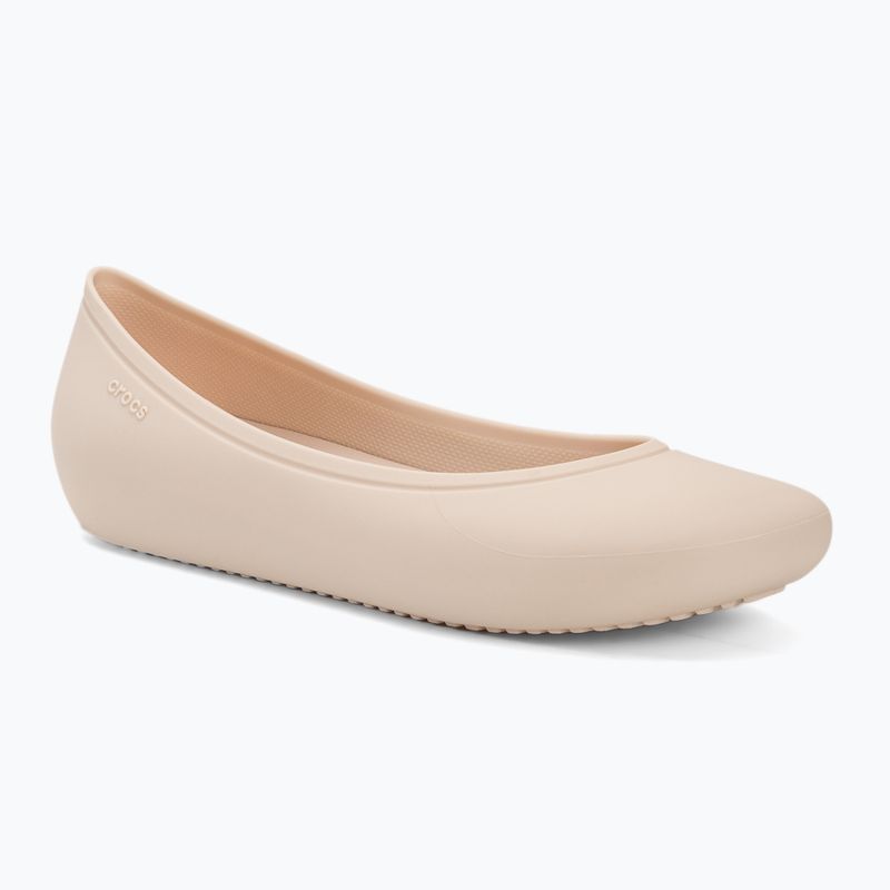 Dámské baleríny Crocs Brooklyn Flat quartz