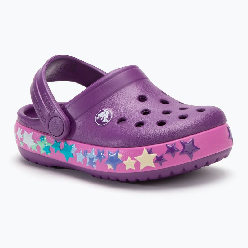 Žabky Crocs Crocband Lights Clog Toddler amethyst 2