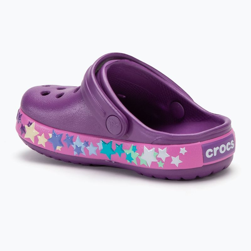Žabky Crocs Crocband Lights Clog Toddler amethyst 4